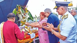 Navy Chief Admiral R Hari Kumar, Indian Navy, Mahendragiri—, stealth frigate of Project 17A, India news, Indian express, Indian express India news, Indian express India