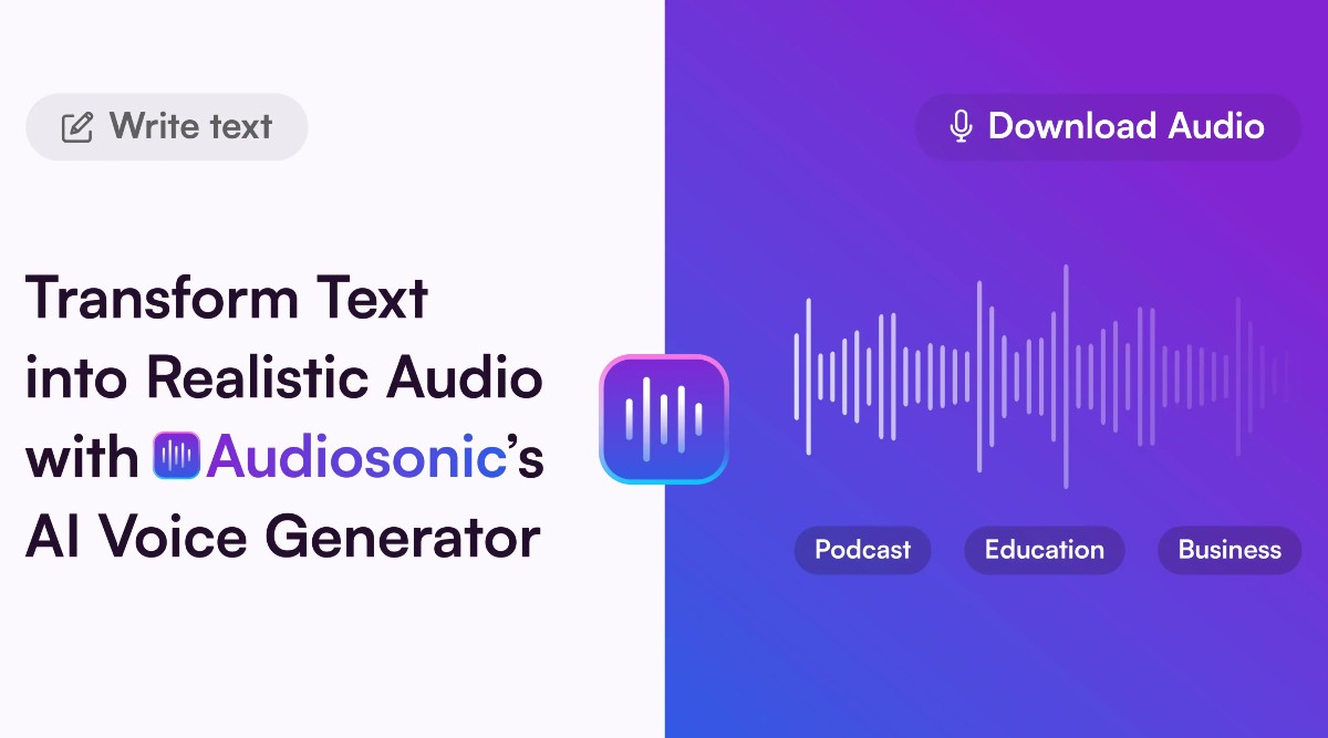 Writesonic launches Audiosonic, a feature that turns text into speech for people with disabilities | Technology News