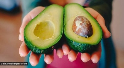 Premium Photo  Fresh avocado in an old bag