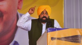 bhagwant singh mann, Punjab electricity board engineers donation, punjab, indian express