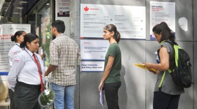 canada visa, canada visa suspension, embassy, canada, punjabis in canada, india canada, diplomatic row, indian express