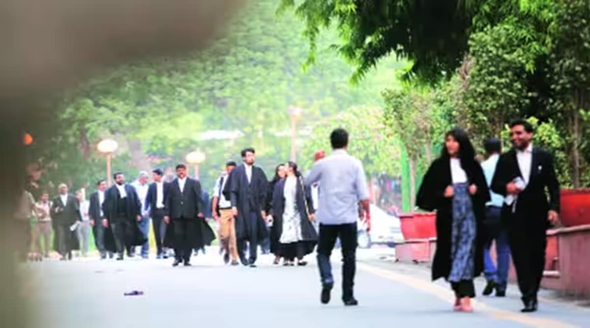 Delhi district court lawyers to abstain from work today Delhi News The Indian Express