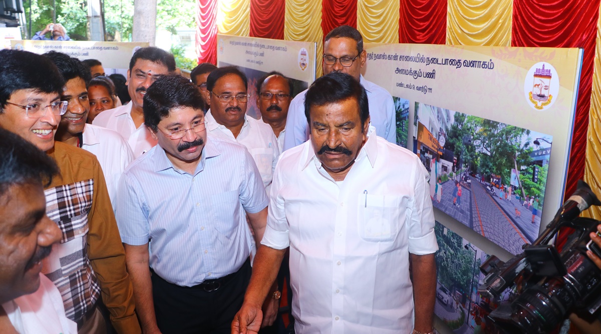 Tamil Nadu Minister K N Nehru initiates work for pedestrian plaza in ...