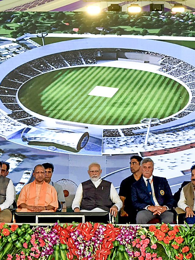 Pm Modi Lays Foundation Stone Of International Cricket Stadium In Varanasi The Indian Express 6465