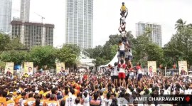 Janmashtami Pune traffic dahi handi pune