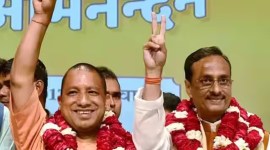 Dinesh Sharma, Dinesh Sharma files nomination, Rajya Sabha seat by-election, Uttar Pradesh news, nomination papers, indian express news