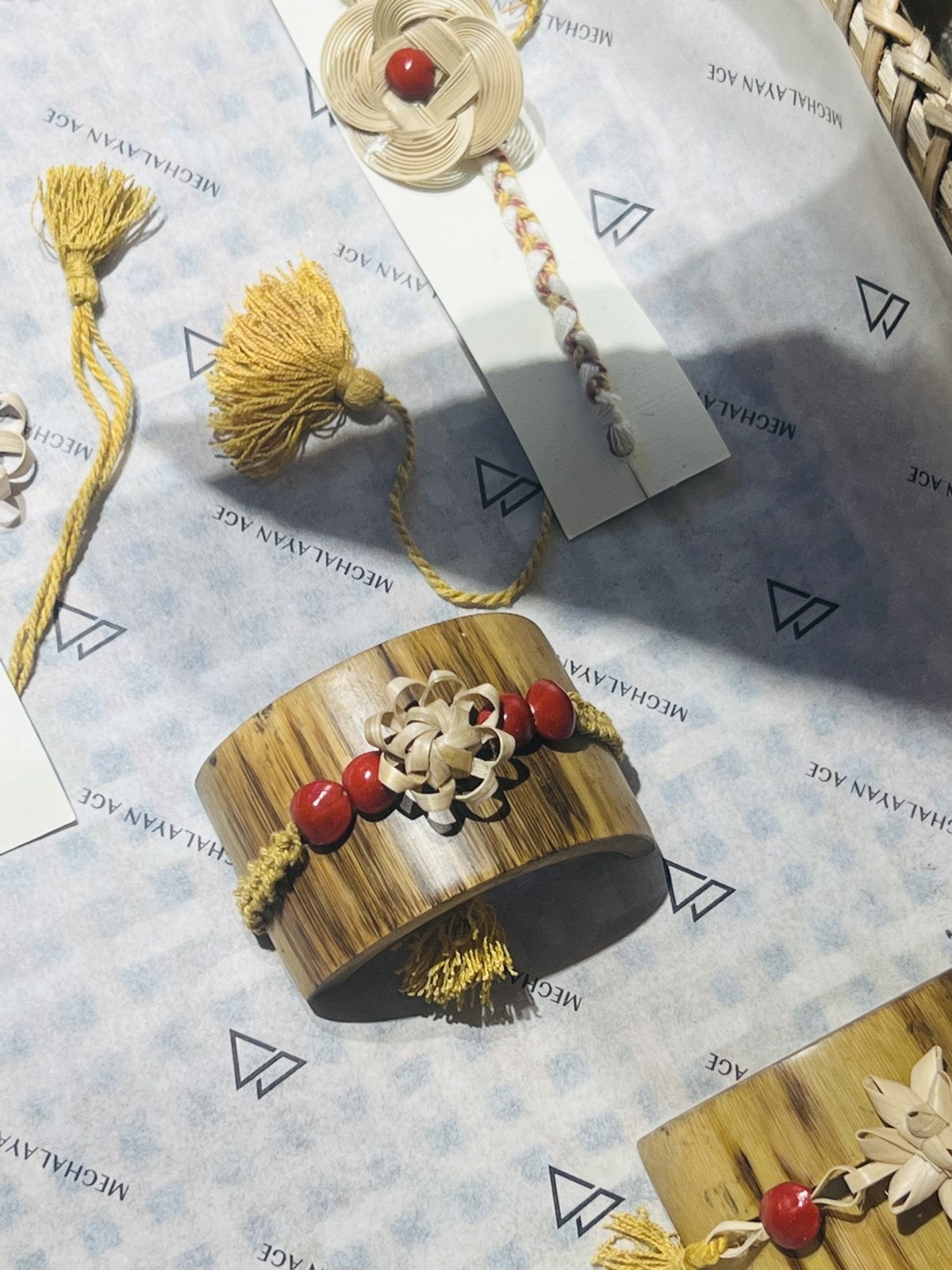 Eco-friendly bracelets made from bamboo