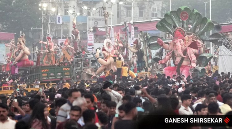 mumbai news Highlights: more than 39k ganpati idols have been immersed till 6 am today