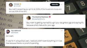 girl math boy math trend