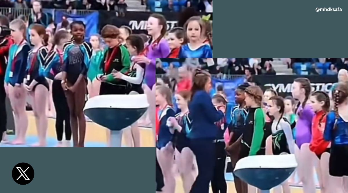 gymnastics Ireland black girl ignored