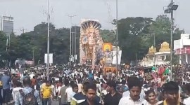 Hyderabad's famous Balapur Laddu was auctioned for a record Rs 27 lakh on Thursday.
