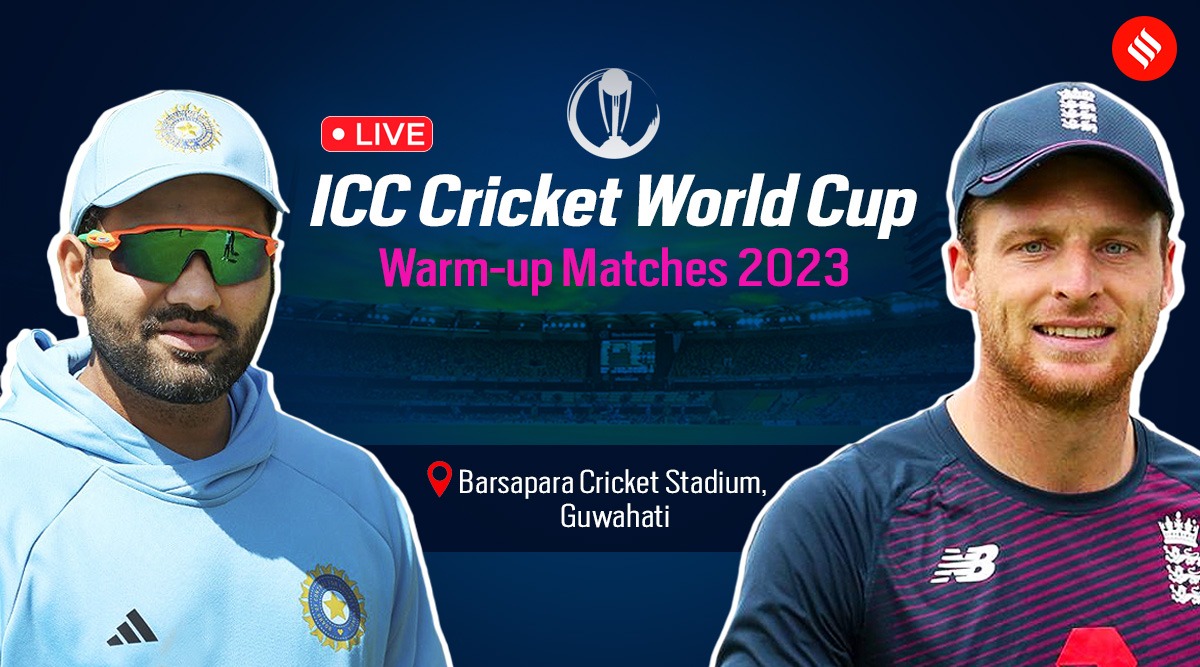 India vs England Live Score, World Cup 2023 WarmUp Match IND take on
