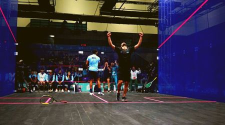 India meet Pakistan in the the squash final.