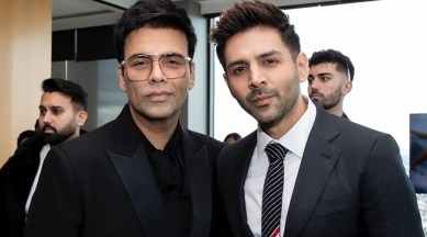 kartik aaryan and karan johar