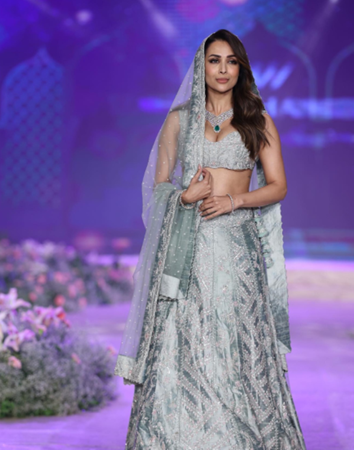 Let Malaika Arora win you over with her exquisite silver lehenga | Fashion  News - The Indian Express