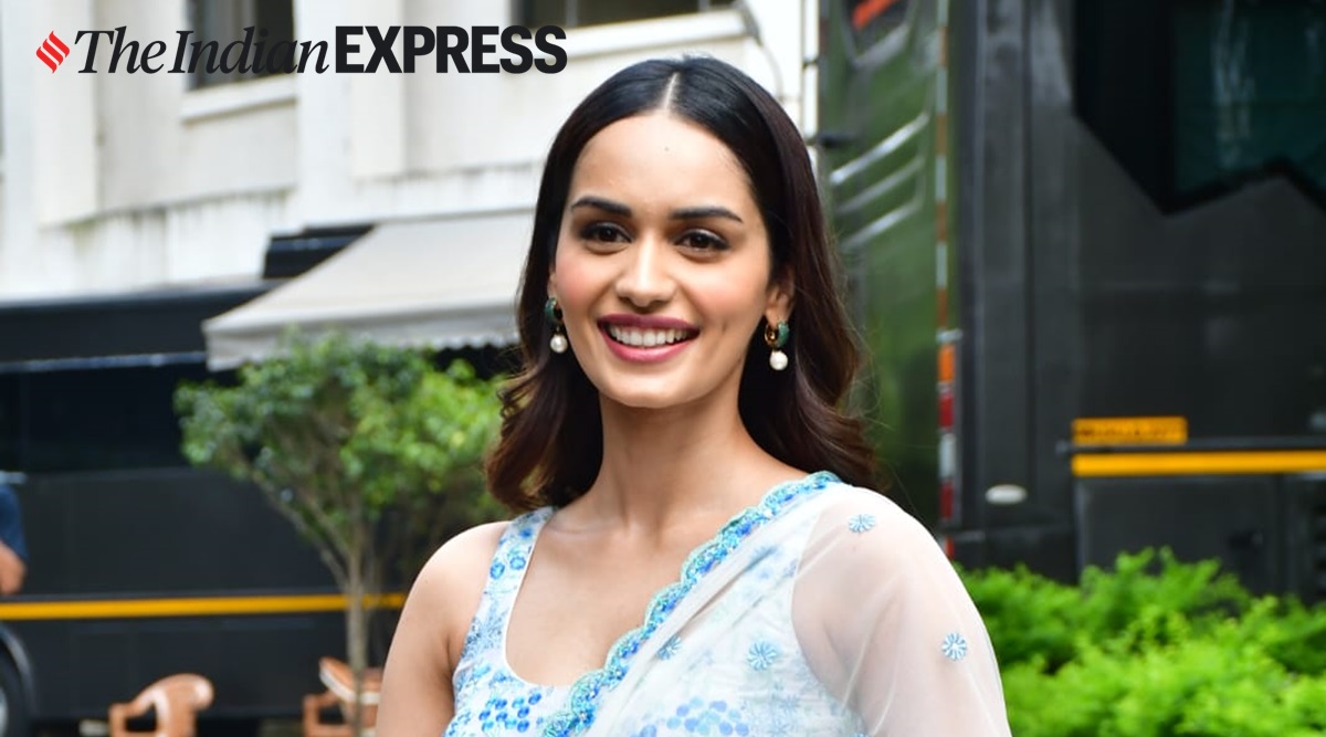 Manushi Chhillar Sex - Manushi Chhillar kickstarts 'The Great Indian Family' promotions in  head-turning style | Fashion News - The Indian Express