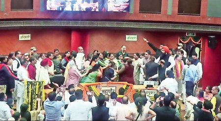 delhi garbage collection, delhi parks not clean, Aam Aadmi Party AAP, delhi news, India news, Indian express, Indian express India news, Indian express India