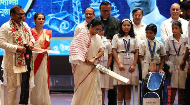 TEACHERS’ DAY PROGRAMME IN kolkata, Mamata Banerjee, Governor’s orders, CV ananda bose, block funds to varsities, Teachers’ Day, Jadavpur University, indian express news