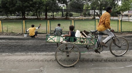 PM Modi gujarat visit, Narendra modi two day visit, new BJP scarf, Narendra modi in Gujarat, BJP welcome Narendra Modi, Narendra modi news, indian expres news