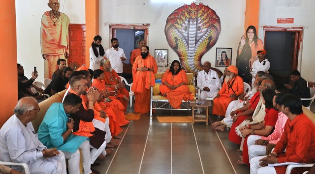 Salangpur Hanuman Temple controversy, Boycott call against Swaminarayan sect, row over contentious Hanuman murals, indian express news