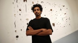 Abdulla PA, artist Abdulla PA work titled “Chuttum”, delhi Bikaner House, delhi startup news, indian express news