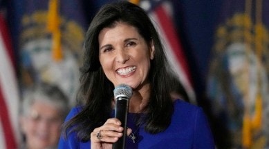 Republican presidential candidate Nikki Haley