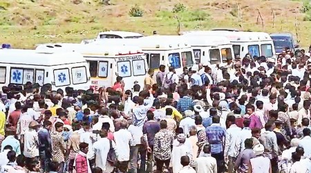 Rajasthan accident, Rajasthan road accident, Rajkot, Dihor village, Ahmedabad news, Gujarat news, India news, Indian express, Indian express India news, Indian express India