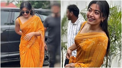 Telugu First Bright Xxx Videos - Rashmika Mandanna graces assistant Sai's wedding ceremony; newlyweds touch  actor's feet. Watch | Telugu News - The Indian Express