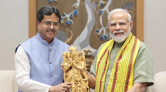 Tripura Cm Manik Saha Meets Pm Modi Apprises Him Of Progress In Development Works Connectivity 1094