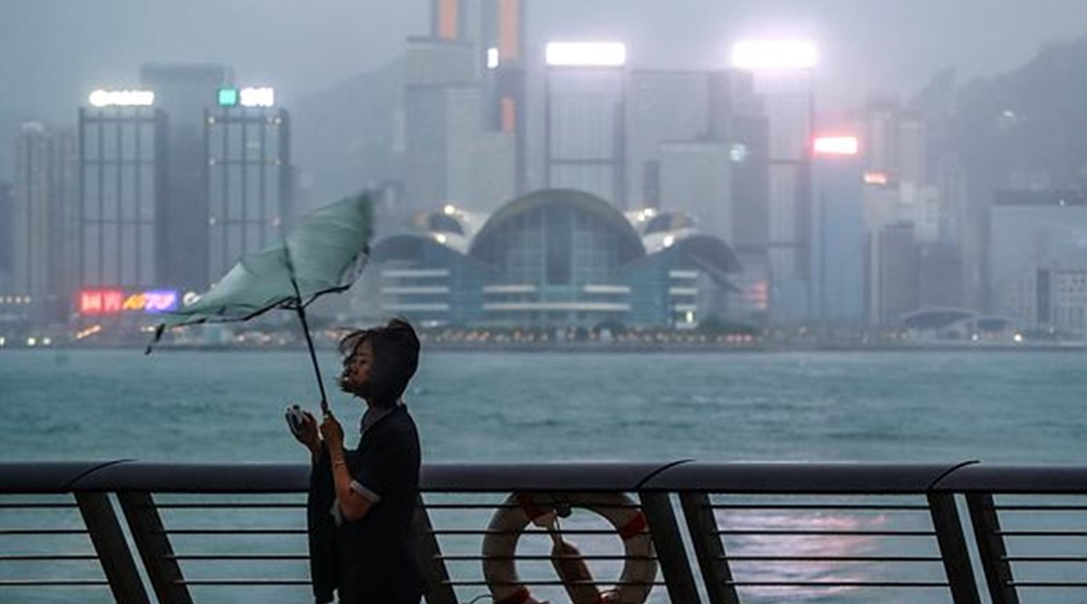 Flights cancelled, schools shut in Hong Kong as Typhoon Saola nears