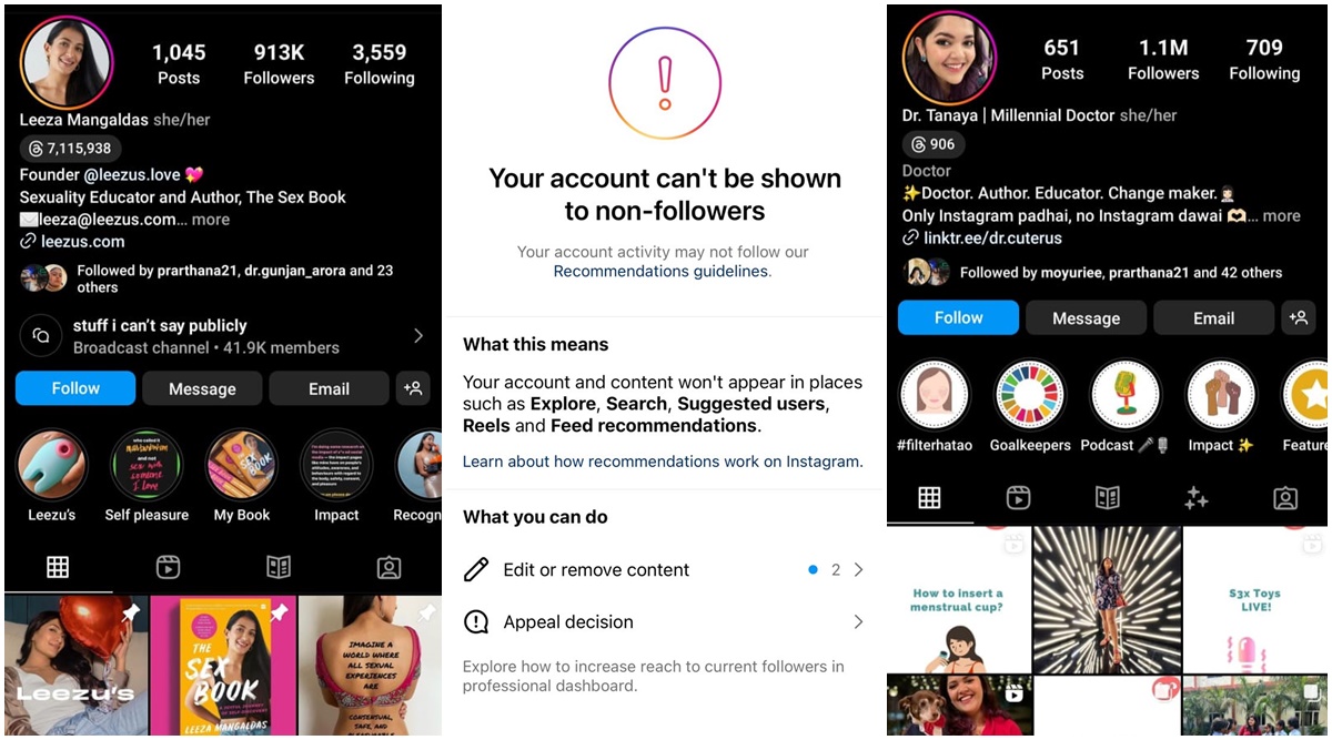 Instagram is shadowbanning sex-ed content creators