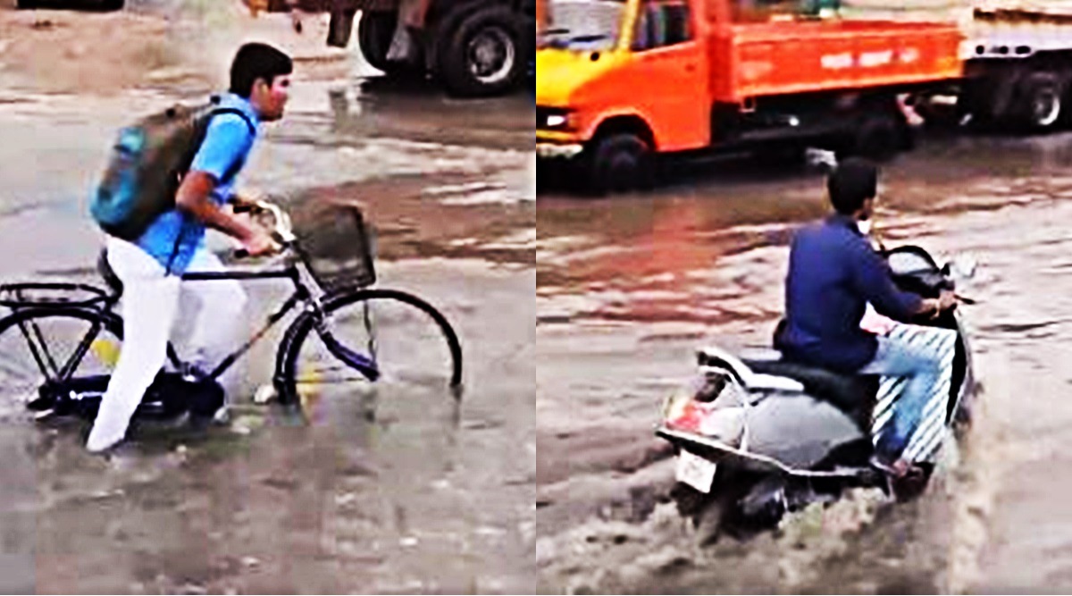tamil nadu rain, school shut, vellore, indian express