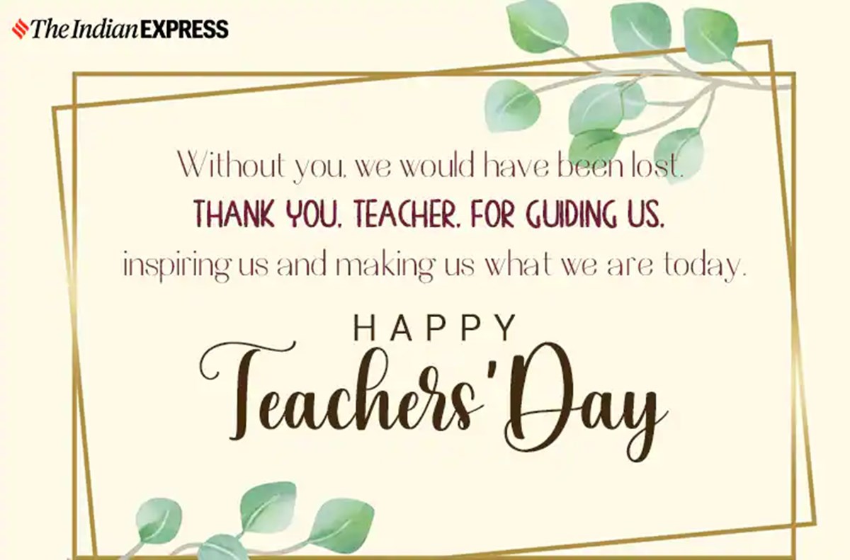 Happy Teachers Day 2023: Wishes, Images, Quotes, Whatsapp messages ...