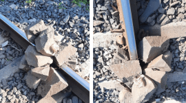 Railway staff averts accident