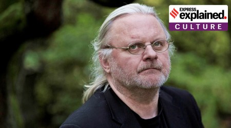 Writer Jon Fosse poses in Oslo, Norway December 8, 2015.