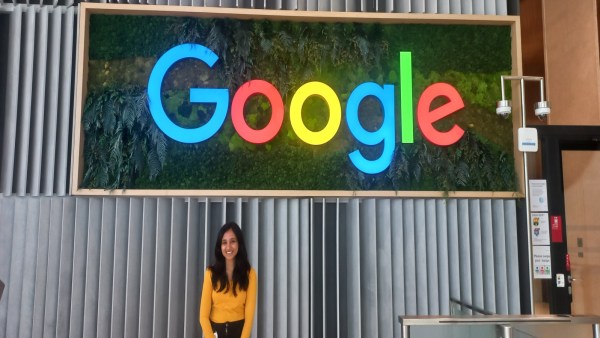 Life in an IIT: Photo of the IIT Mandi student while in her internship at Google