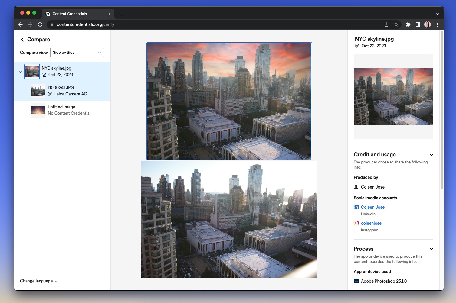 4.Comparison.usingVerify