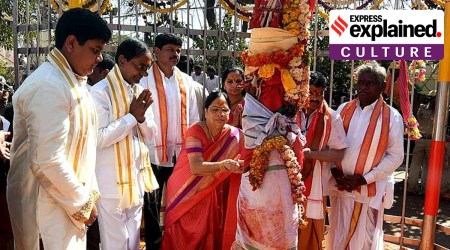 Telangana Chief Minister K Chandrashekar Rao visited Medaram Sammakka Saralamma Jathara in February 2018.