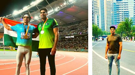 Asian Games: Pakistan javelin thrower Arshad Nadeem and India's Neeraj Chopra