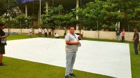Prashant Vichare, an art director in charge of the pre-game entertainment show, was an assistant to the late Nitin Desai.