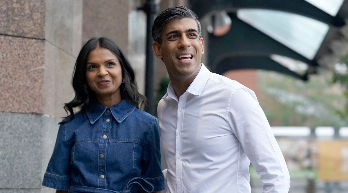 Akshata Murty makes UK political stage debut for ‘best friend’ UK PM ...