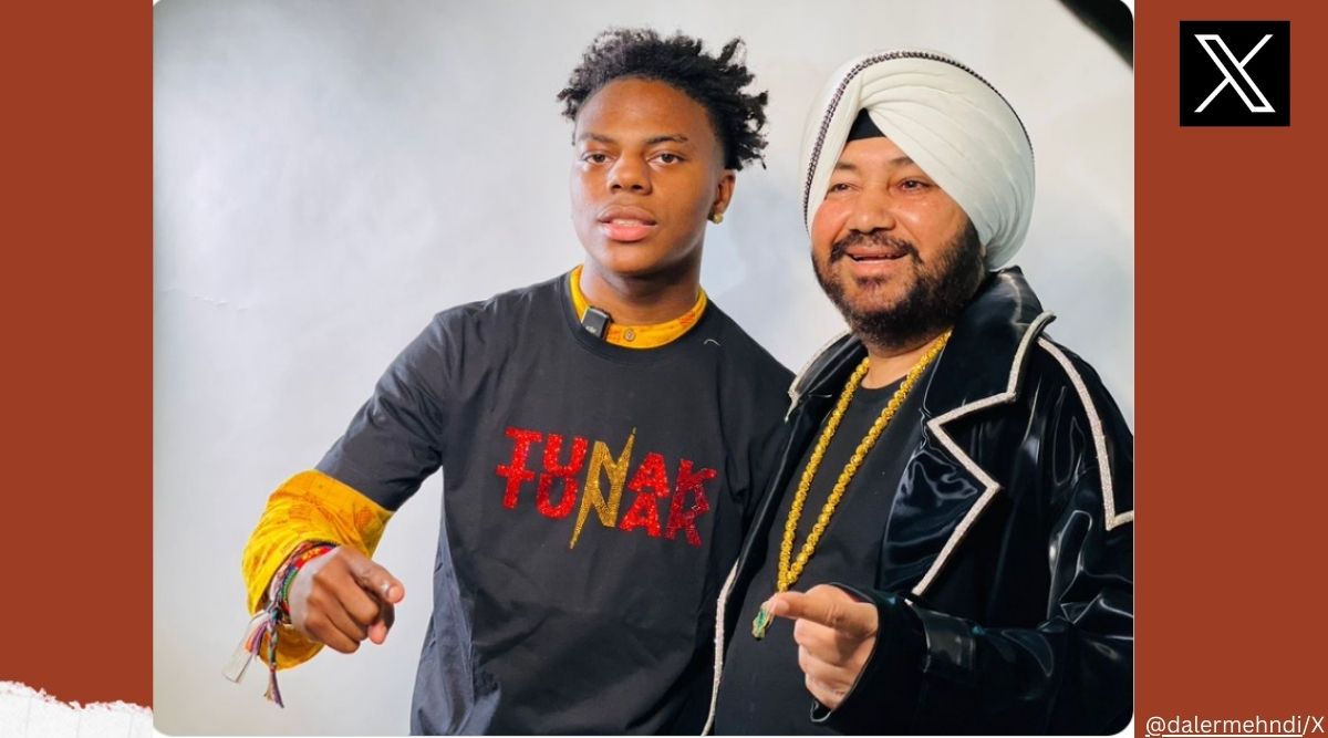 American YouTuber IShowSpeed meets singer Daler Mehndi