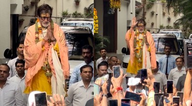 Amitabh Bachchan thanking his fans on 81st birthday