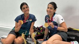 Badminton doubles