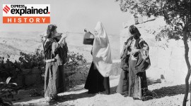 Betlehem_woman_dancing Palestinian women taking part in a traditional dance in Bethlehem, in 1936.