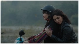 Bhumi Pednekar in a still of her film Badhaai Do.