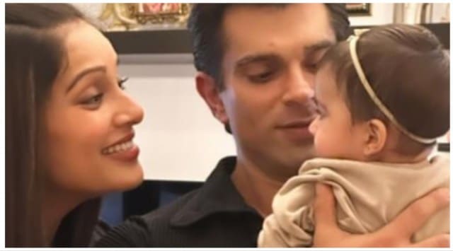 Bipasha Basu and Karan Singh Grover with daughter Devi.