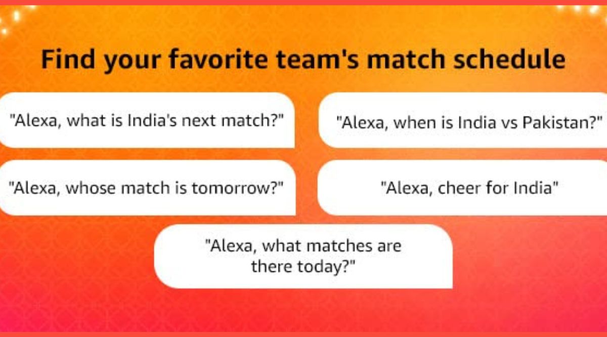 ICC Cricket World Cup 2023 with Alexa: Enjoy cricket season to the fullest with these commands | Technology News