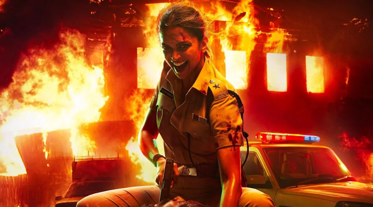 Deepika Padukone is 'most brutal' officer of Singham Again; Ranveer Singh says 'Aag laga degi' as she shares first look | Bollywood News - The Indian Express