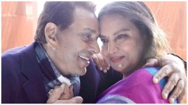 Dharmendra and Shabana Azmi